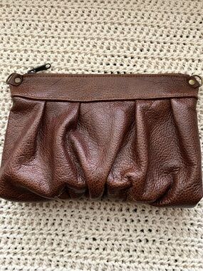Jenny N. Designs Ruche Clutch with Shoulder Strap